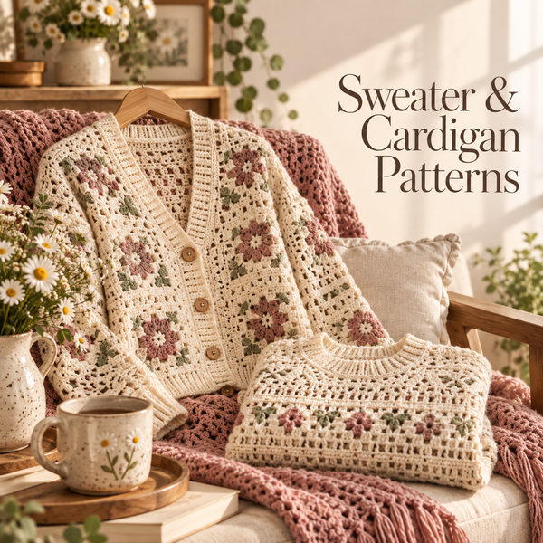 Sweater & Cardigan Patterns