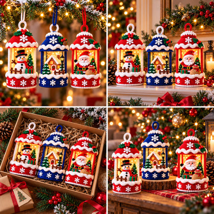 Christmas Lantern Crochet Pattern Bundle – 3 Designs PDF