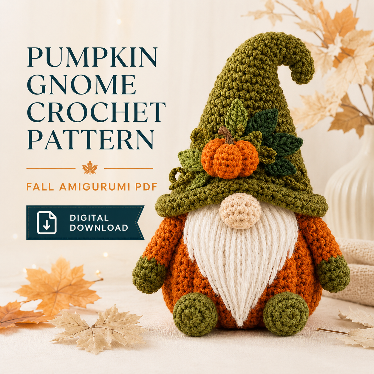 Snowman Spiral Hanging Crochet Pattern PDF | Christmas Amigurumi