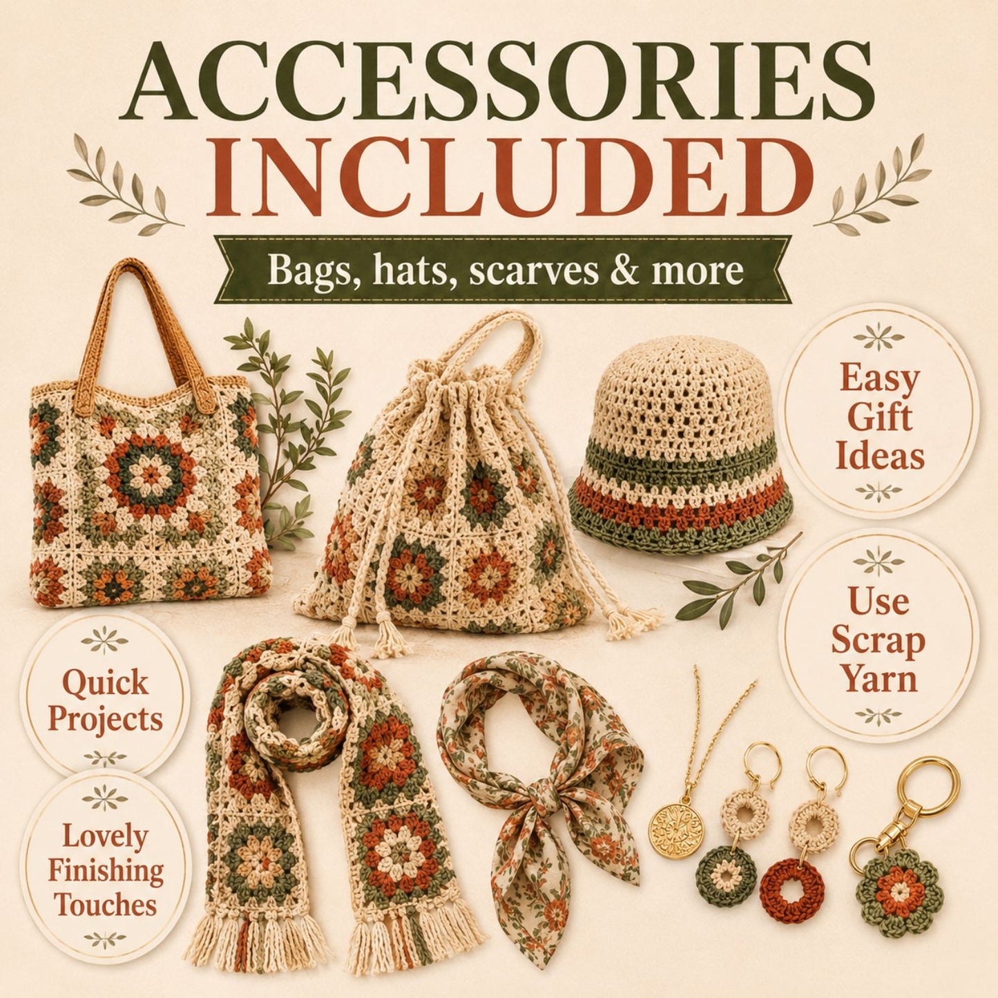 500+ Women’s Crochet Pattern Bundle PDF – Cardigans, Sweaters, Tops, Dresses & Accessories
