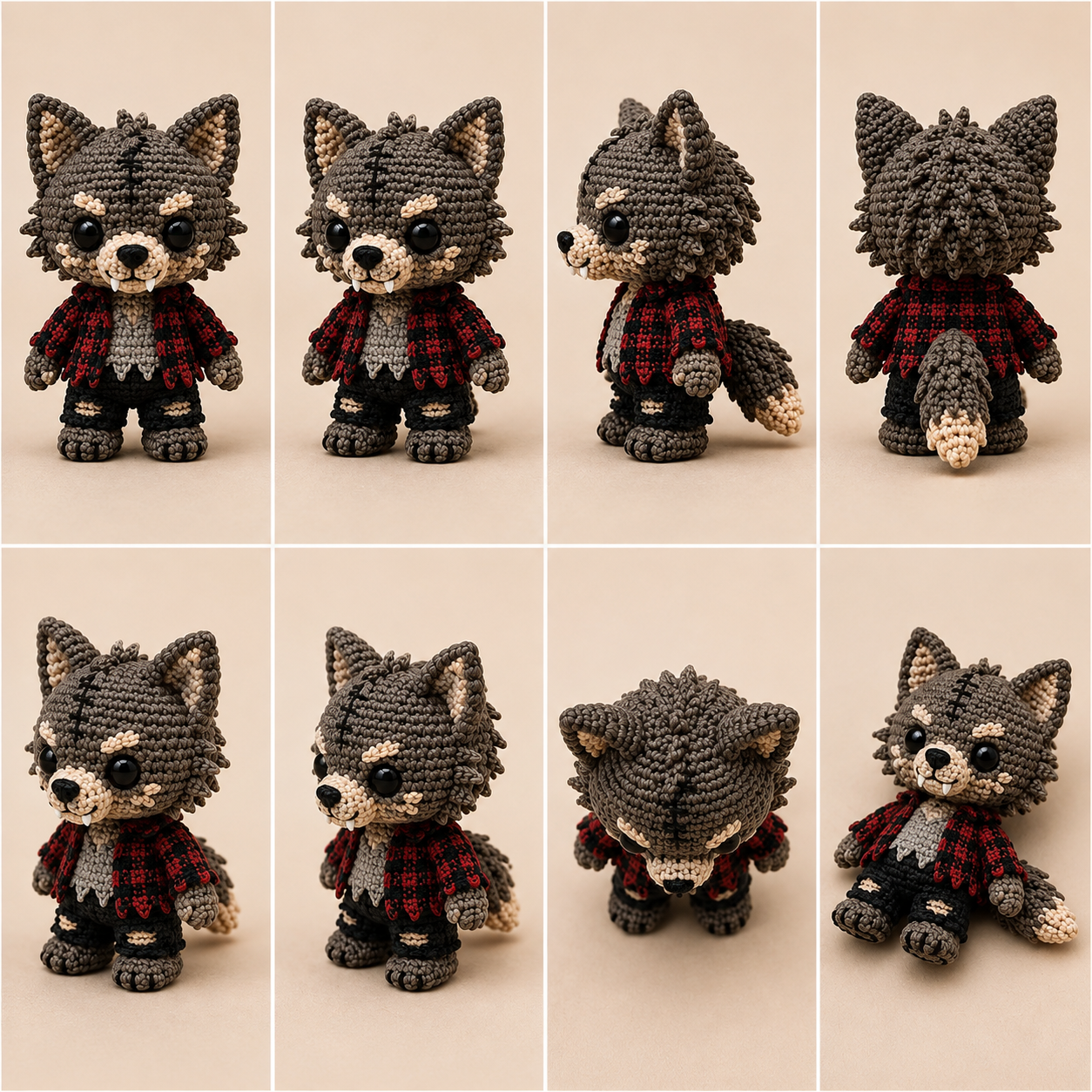 Halloween Crochet Pattern Bundle | 8 Amigurumi Dolls PDF | Witch, Frankenstein, Vampire, Mummy, Skeleton & More