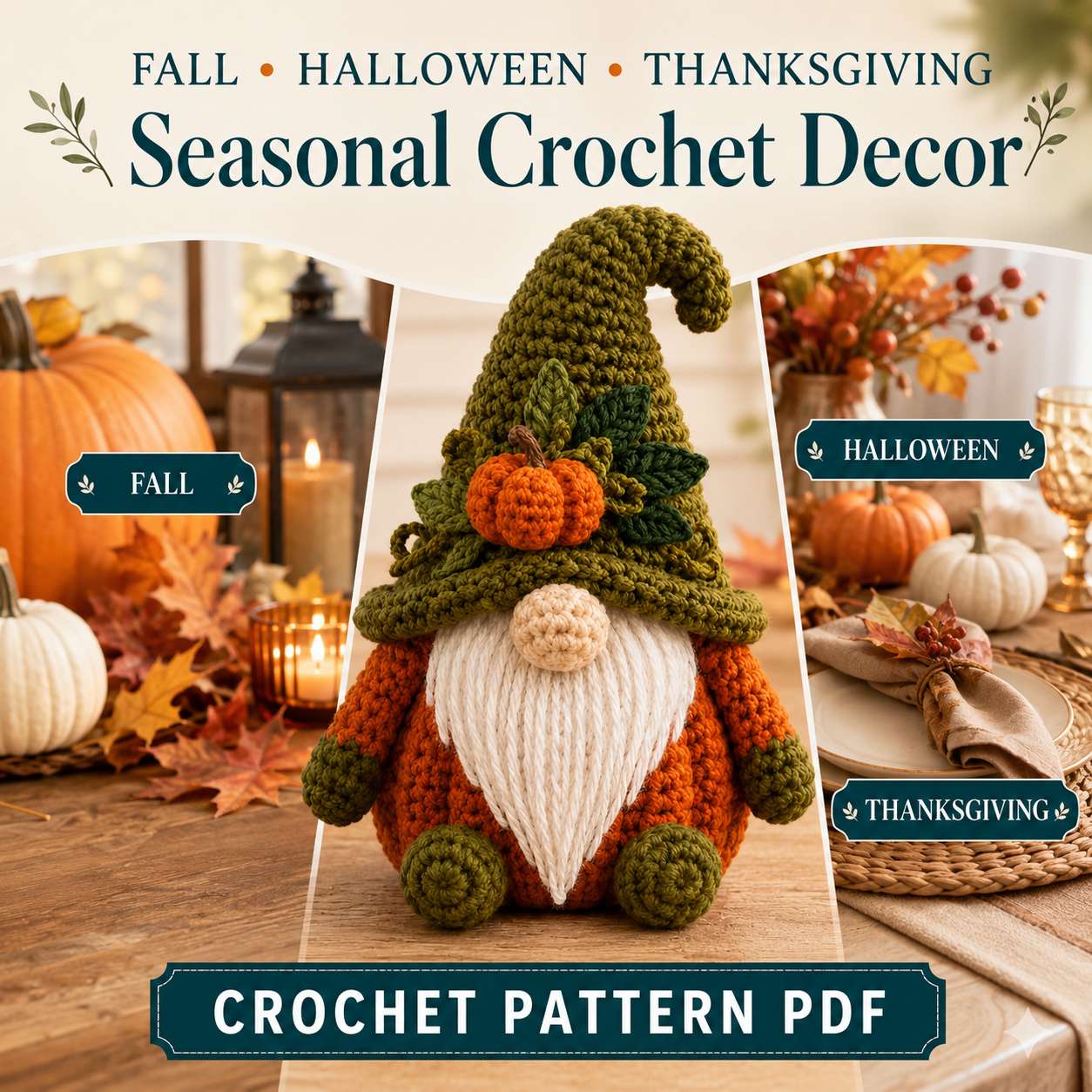 Snowman Spiral Hanging Crochet Pattern PDF | Christmas Amigurumi