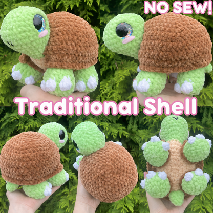 20-in-1 JUMBO Land Turtle Dress Up Crochet Pattern Bundle