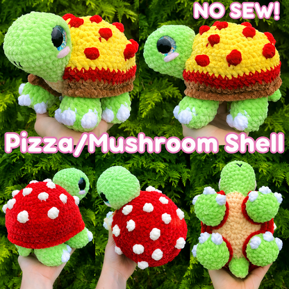 20-in-1 JUMBO Land Turtle Dress Up Crochet Pattern Bundle
