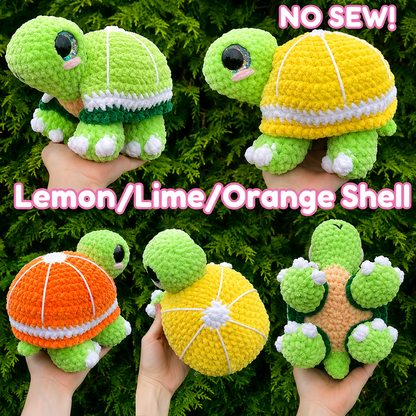 20-in-1 JUMBO Land Turtle Dress Up Crochet Pattern Bundle
