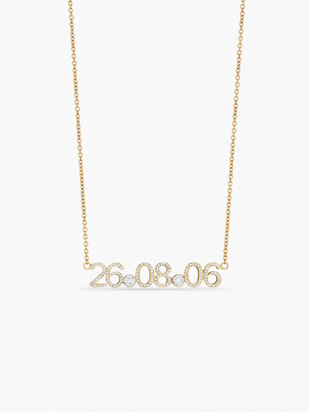 Pavé Date Necklace