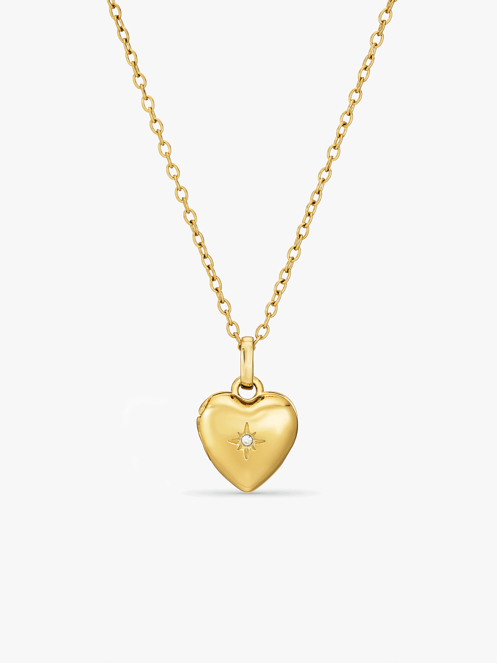 Star Double Photo Locket Necklace