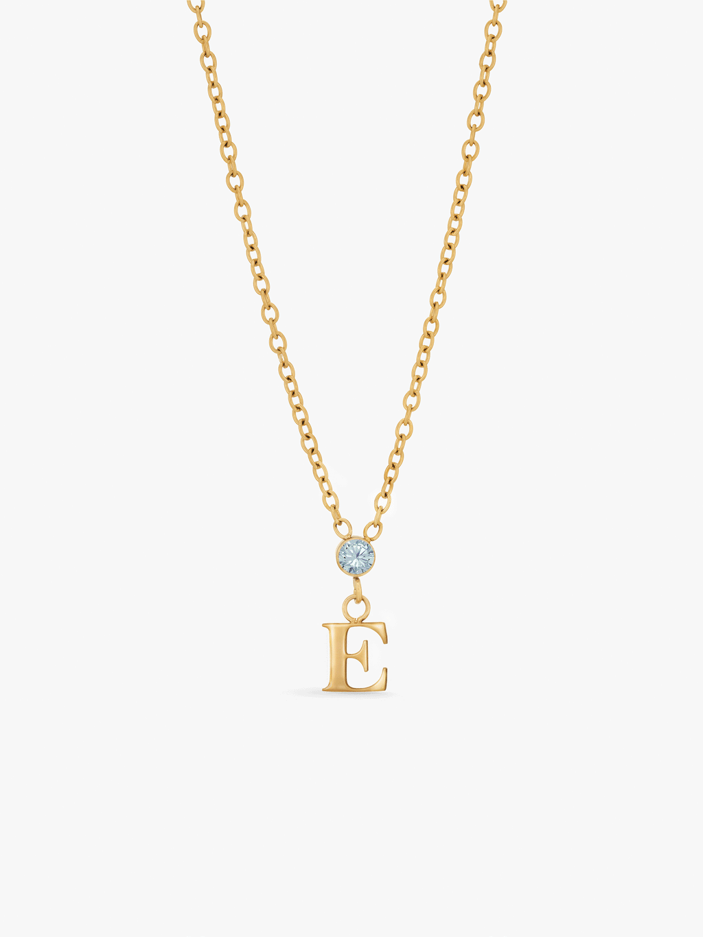 Ayana Birthstone Initial Necklace