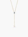 Ayana Initial Birthstone Necklace