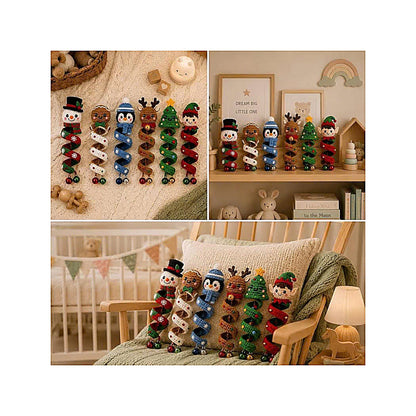6 Christmas Spiral Ornaments Crochet Bundle Pattern Bundle, 6 Spiral Spinning Craft PDF, Home DecorCreate a festive set of adorable crochet Christmas ornaments with this 6-design Spinning Spiral Ornament Bundle! 🎄✨-TDS