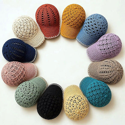12 Crochet Cap Patterns Bundle | Lace Baseball Hat | Summer Crochet PDF Download|TDS