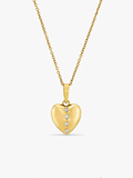 Heart Initial Necklace
