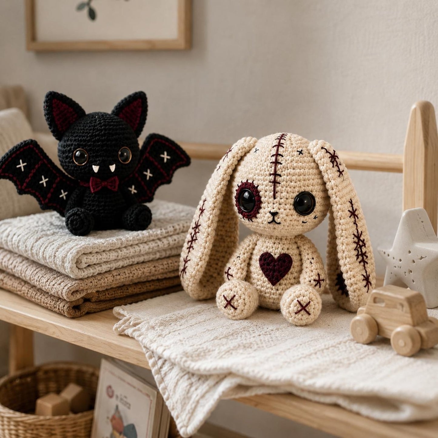 8+ Gothic Amigurumi Crochet Patterns – Creepy Cute Doll Bundle PDF