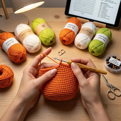 Halloween Crochet Treat Bag Pattern PDF, Pumpkin Ghost Frankenstein Scarecrow Drawstring Bag Crochet Pattern, Candy Bag Tutorial
