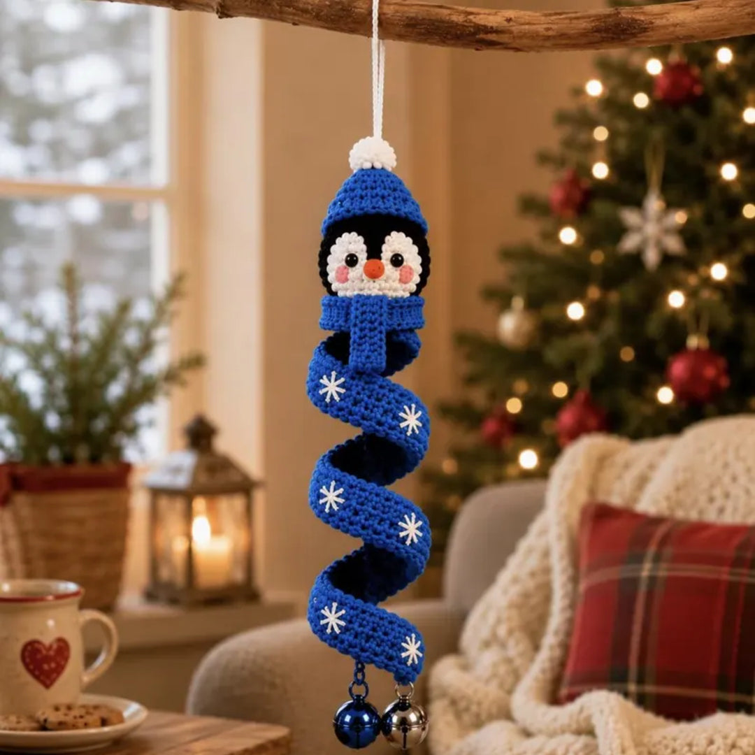 14 in 1 Christmas Crochet Spiral Pattern Bundle PDF, Santa Snowman Reindeer Elf Penguin, Amigurumi Ornament Digital Download.