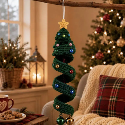 14 in 1 Christmas Crochet Spiral Pattern Bundle PDF, Santa Snowman Reindeer Elf Penguin, Amigurumi Ornament Digital Download.