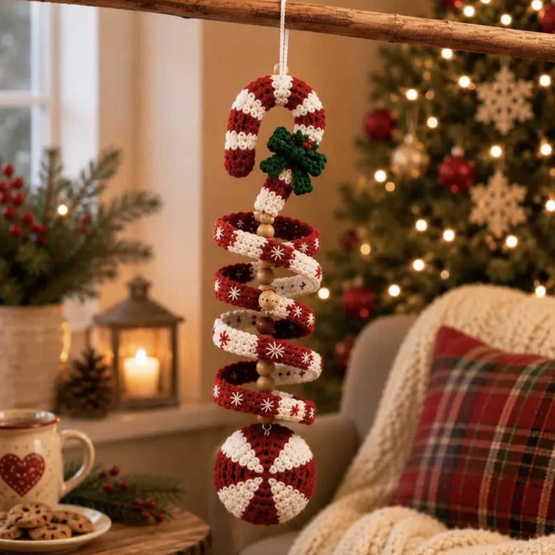 14 in 1 Christmas Crochet Spiral Pattern Bundle PDF, Santa Snowman Reindeer Elf Penguin, Amigurumi Ornament Digital Download.