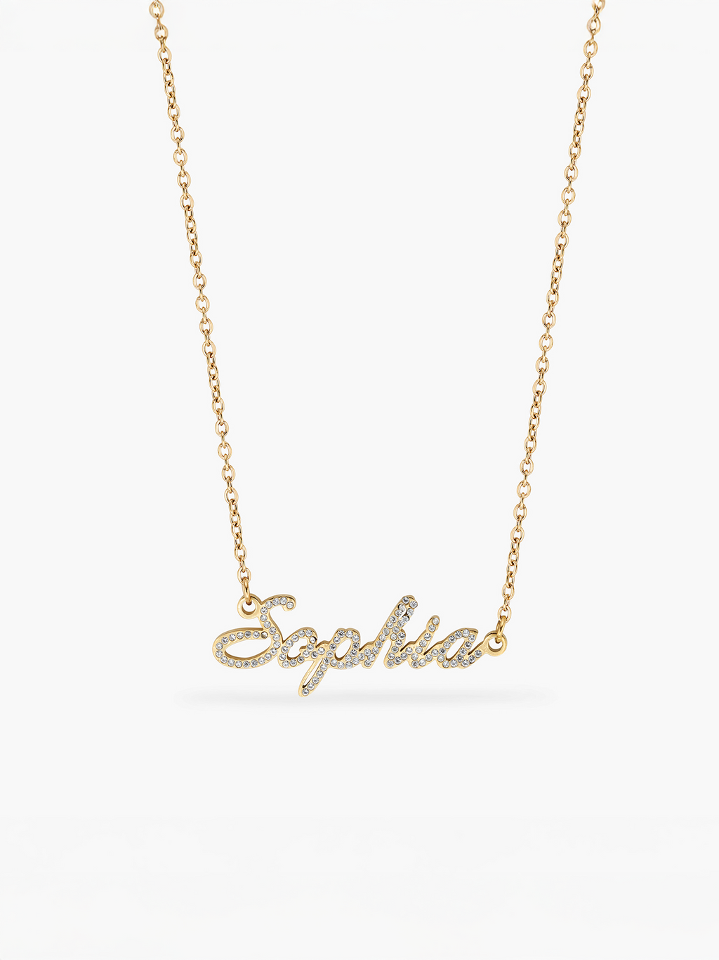 Pavé Signature Name Necklace
