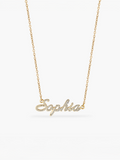 Pavé Signature Name Necklace