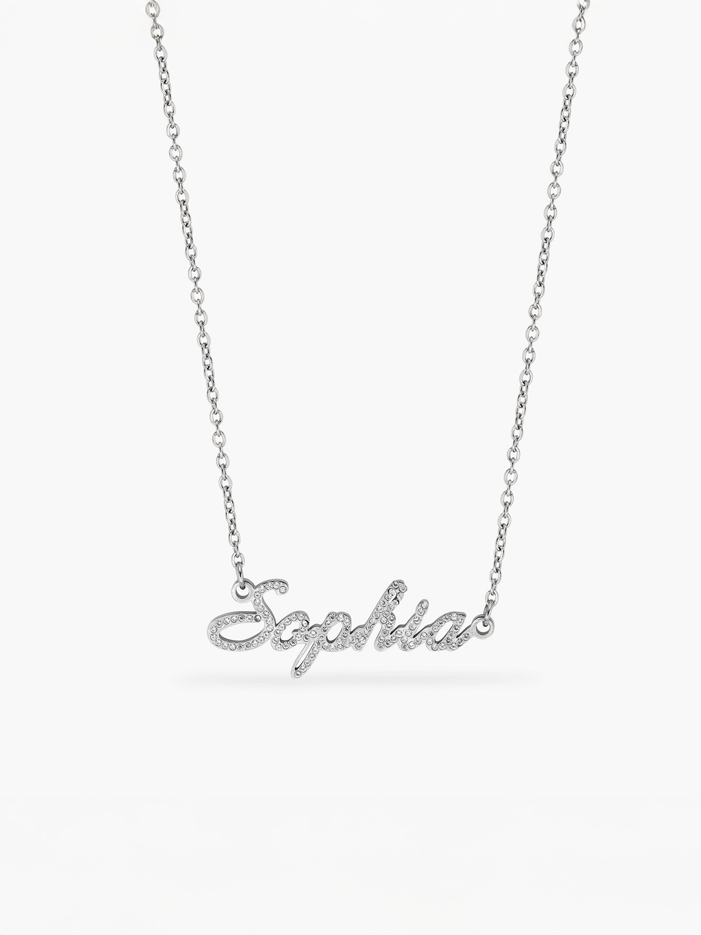 Pavé Signature Name Necklace