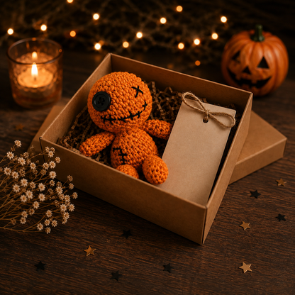 Voodoo Doll Crochet Pattern PDF | Halloween Amigurumi | Gothic Plush Doll | Beginner Crochet Tutorial | Instant Download